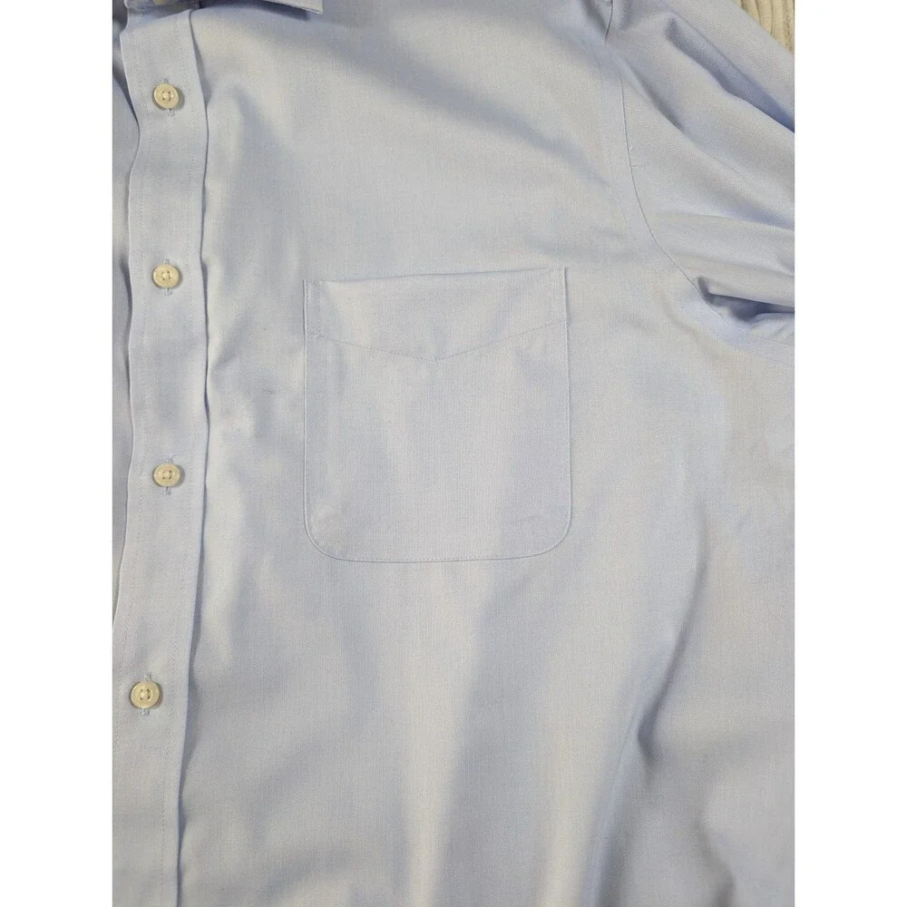 Lauren Ralph Lauren Black Label Shirt Mens L Blue Regular Fit Stretch NWOT - Picture 5 of 9